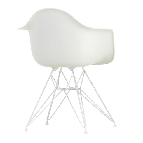 Cadeira de Braços em Plástico Eames DAR / Base Branca